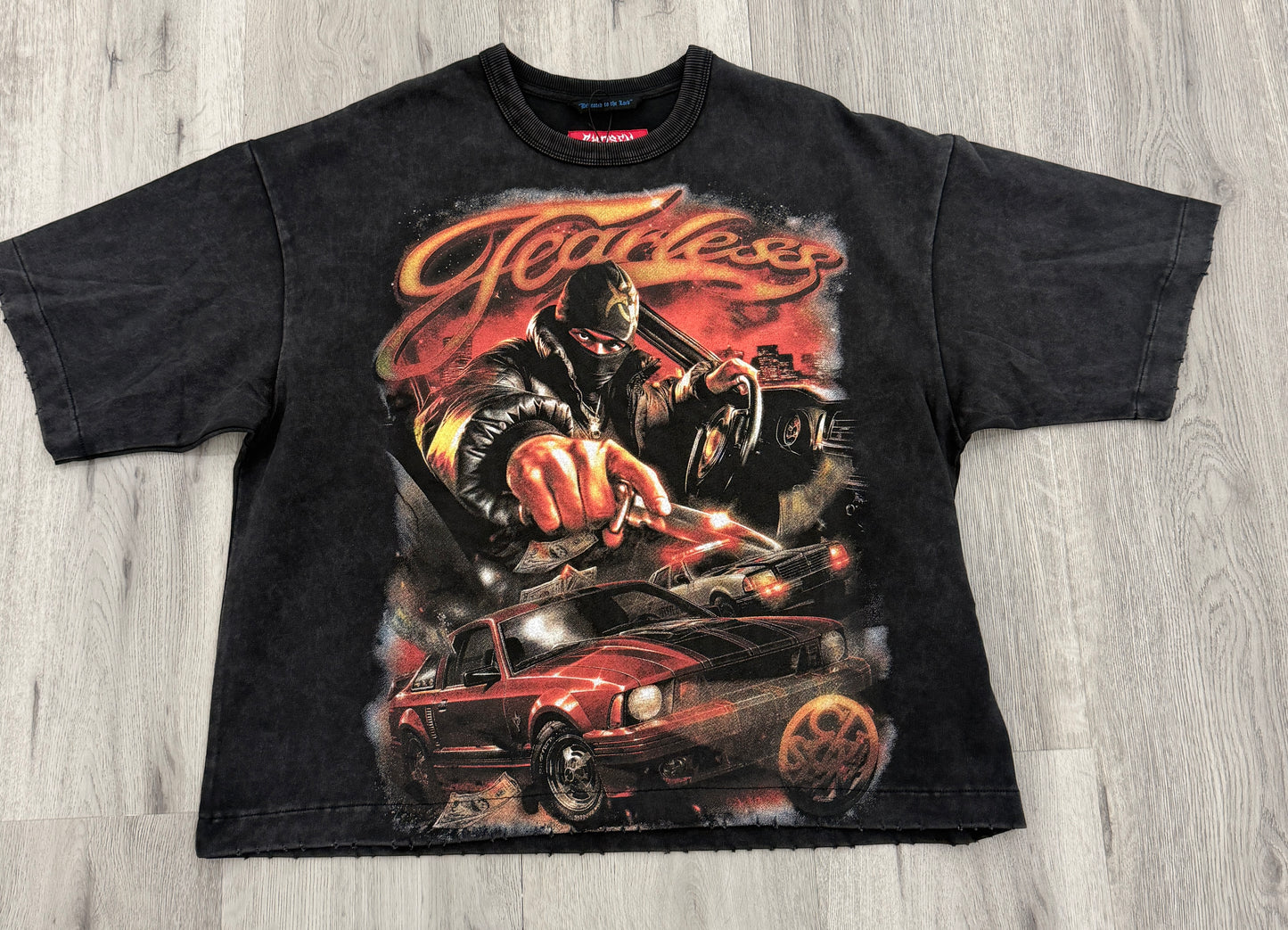 Chosen Fearless Vintage Wash Graphic Boxy T-Shirt
