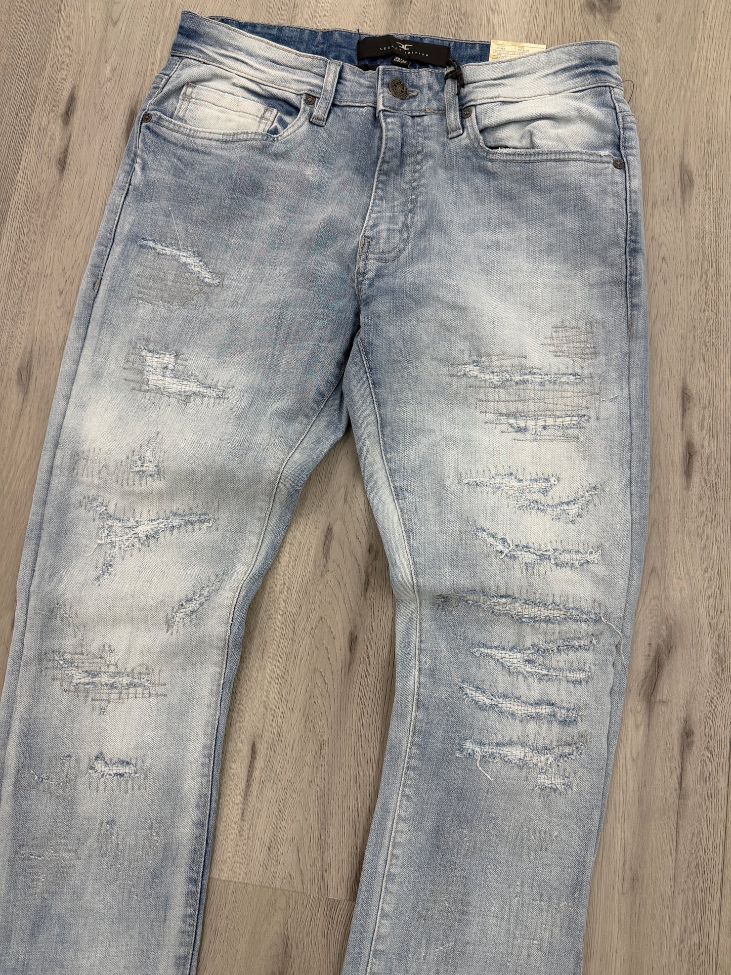 Jordan Craig Ross Fit Skinny Fit Jeans (Ice Blue)