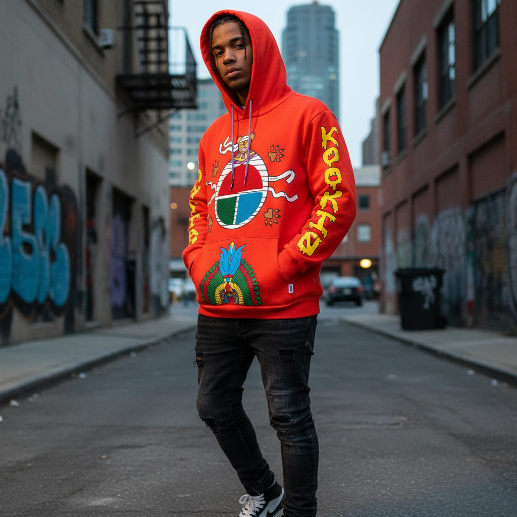 El Gara Gayn Kookie Monstaz Hoody (Orange)