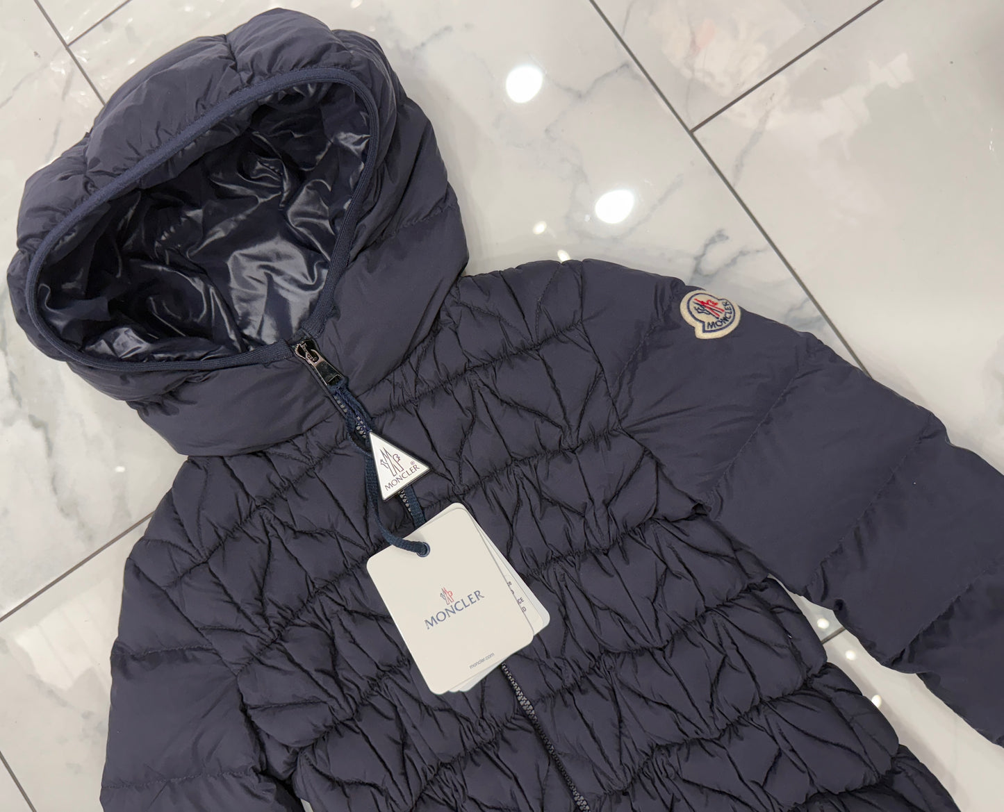 Kids Girls Moncler Laurette Giubbotto Down Puffer Jacket (RETAIL $810)