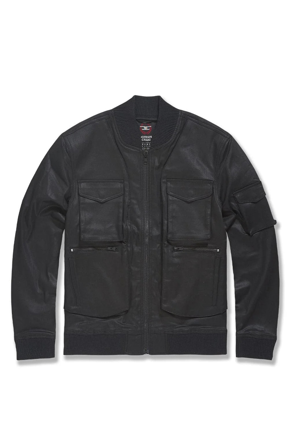 Jordan Craig Midnight Mercenary Bomber Jacket (Jet Black)