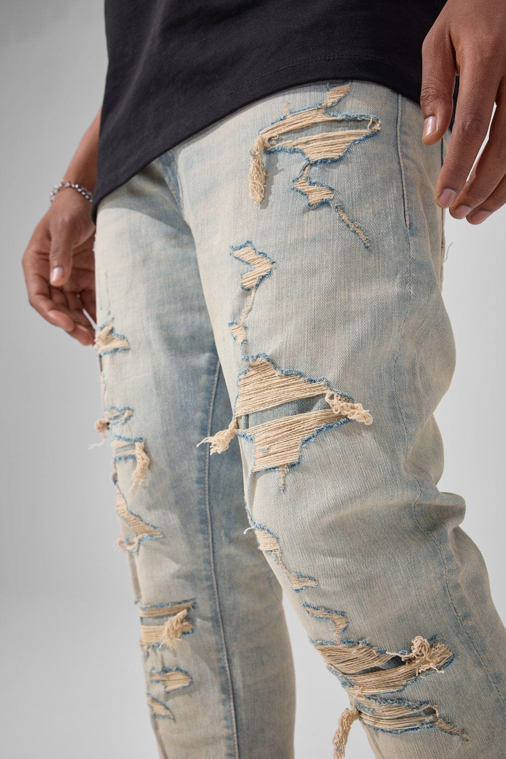 Jordan Craig Newport Denim Slim Taper Fit Jeans (Iced Lager)