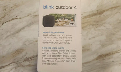 Blink Outdoor 4TH Generation Smart Battery-Powered 5 Camera Security System-NO RETURNS)