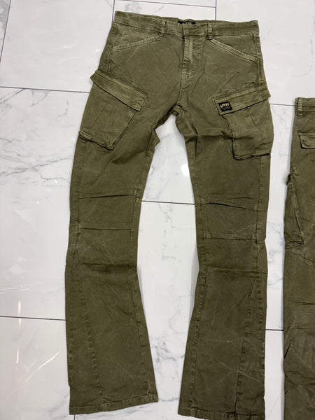 Apprv Denim Stacked Cargo Pants (Multiple Colors)