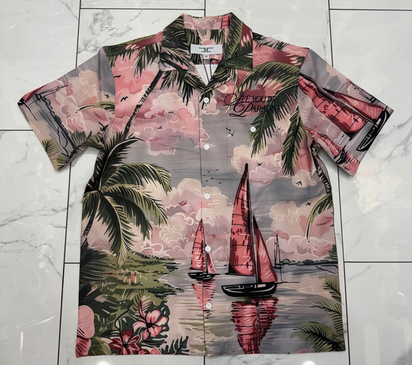Jordan Craig Wanderlust S/S Party Shirt (Palm Spring ) U