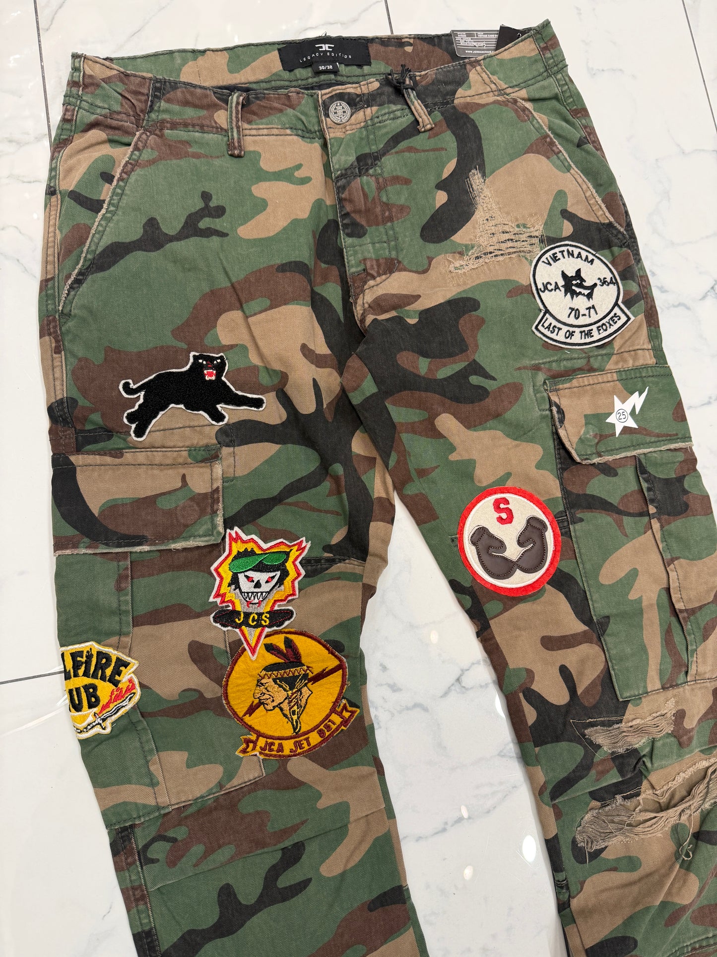 Jordan Craig Xavier-Hellfire Cargo Pants (Vintage Camo Diary)