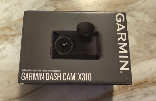 Garmin - Dash Cam X310 4K Touchscreen Dash Cam with a 140-degree Field of View and built-in Clarity Polarizer - Black  (FINAL SALE- NO RETURNS)