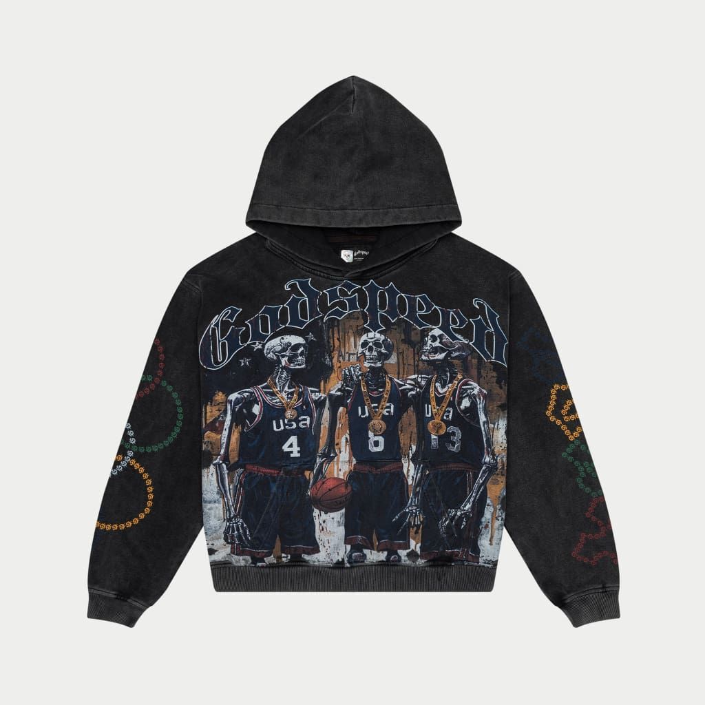 Godspeed Dream Team 24' Hoodie (Black Wash)