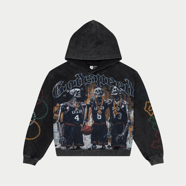 Godspeed Dream Team 24' Hoodie (Black Wash)