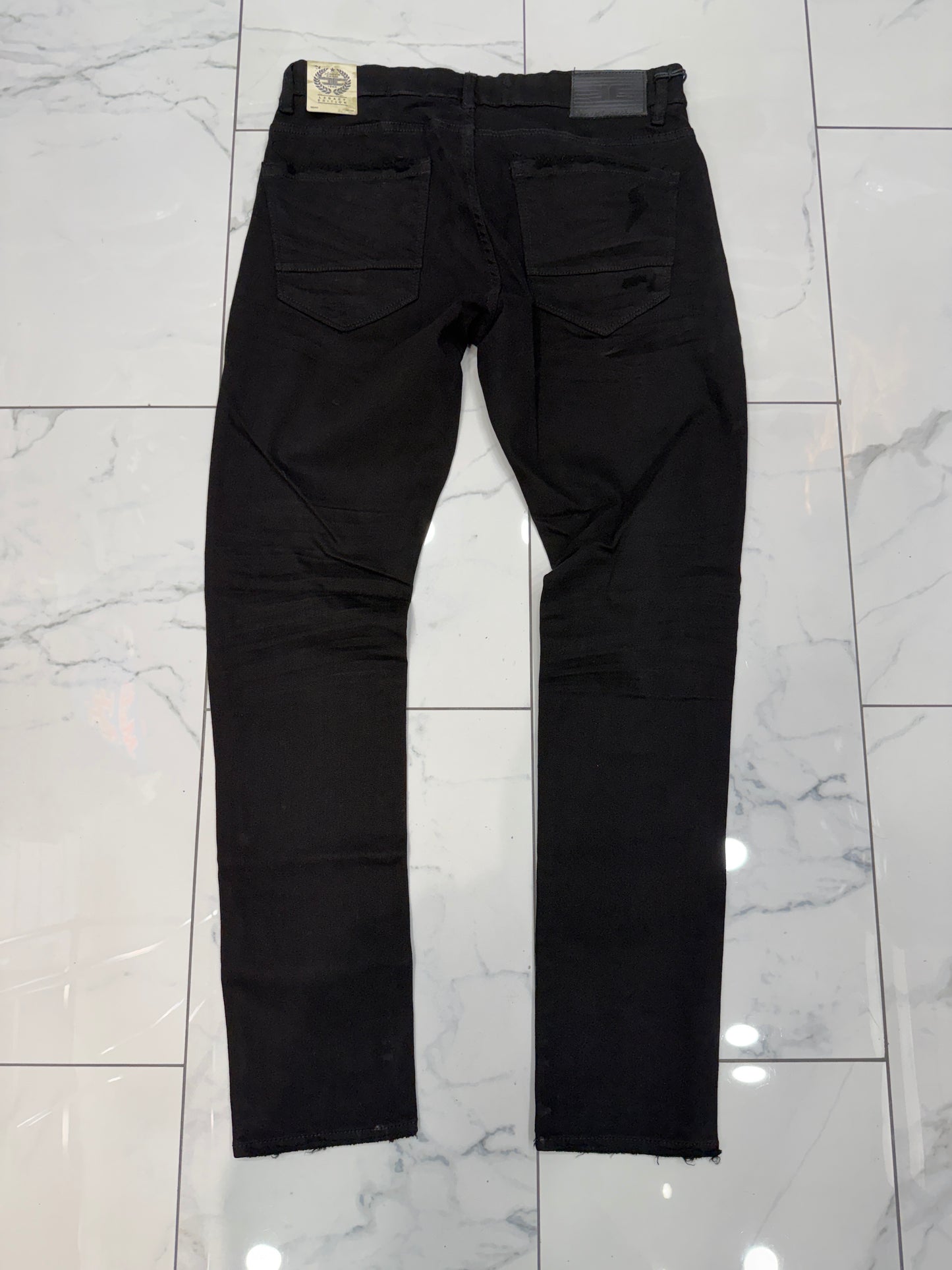 Jordan Craig Sean Fit Slim Fit Tapered Jet Black Jeans U