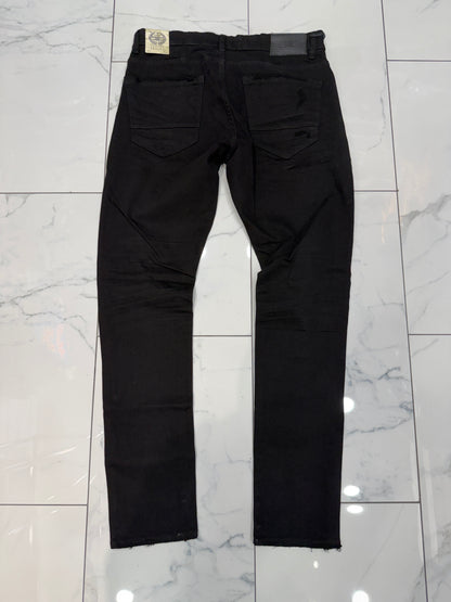 Jordan Craig Sean Fit Slim Fit Tapered Jet Black Jeans U