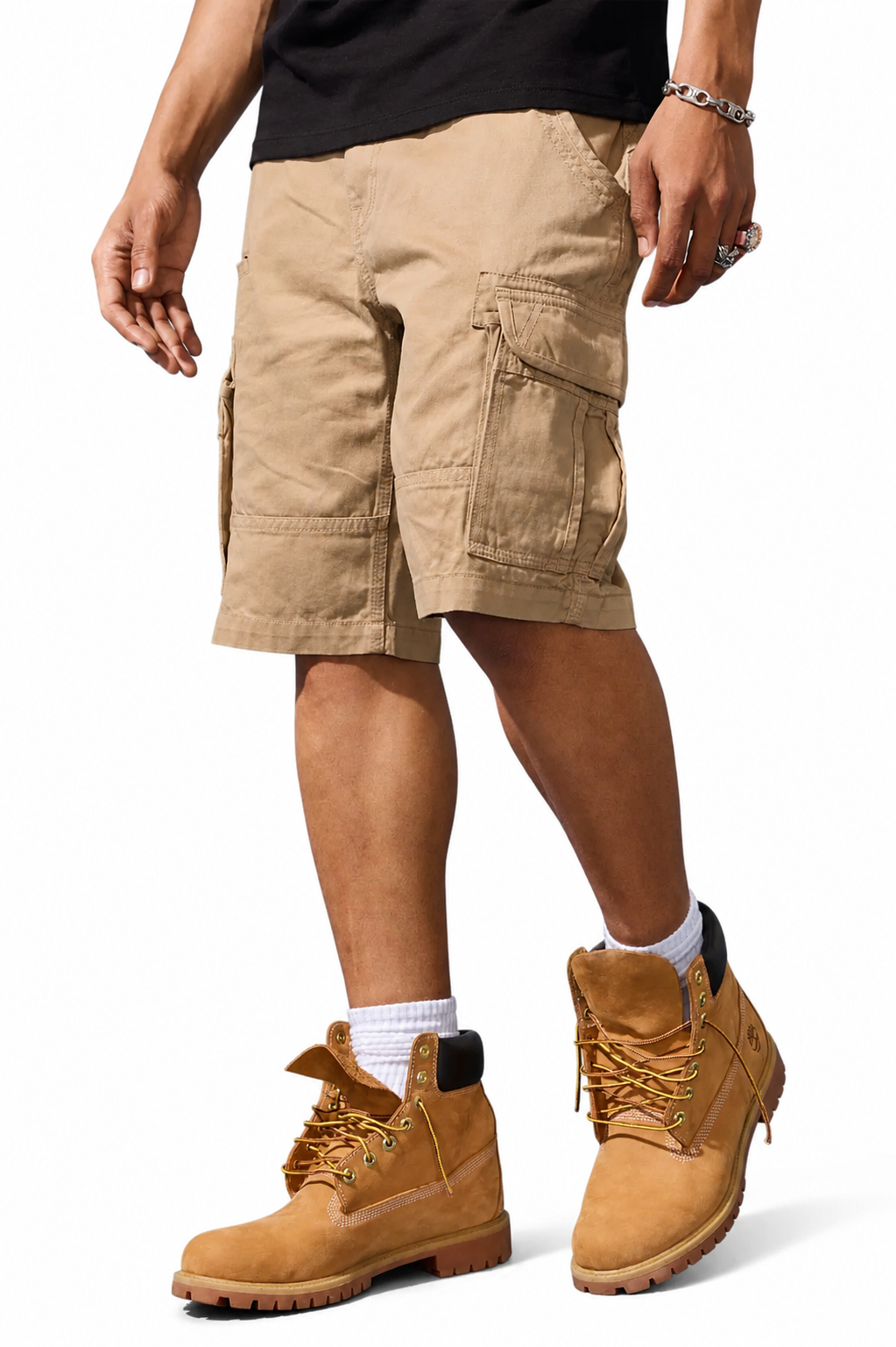 Jordan Craig Xavier Cargo Shorts (Khaki)