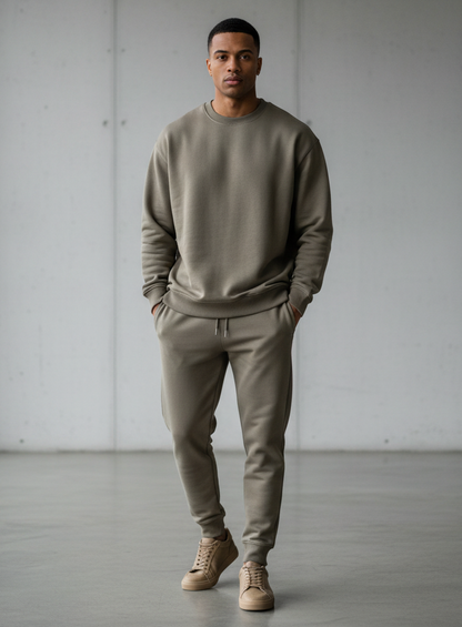My Favorite French Terry Crewneck Sweater (Sage) U