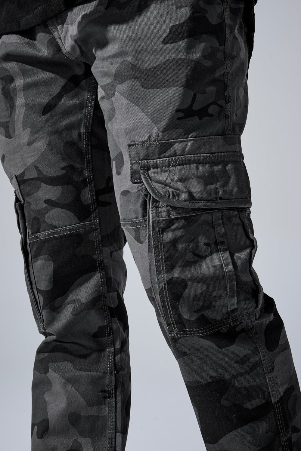 Jordan Craig Xavier Black Camo Cargo Pants