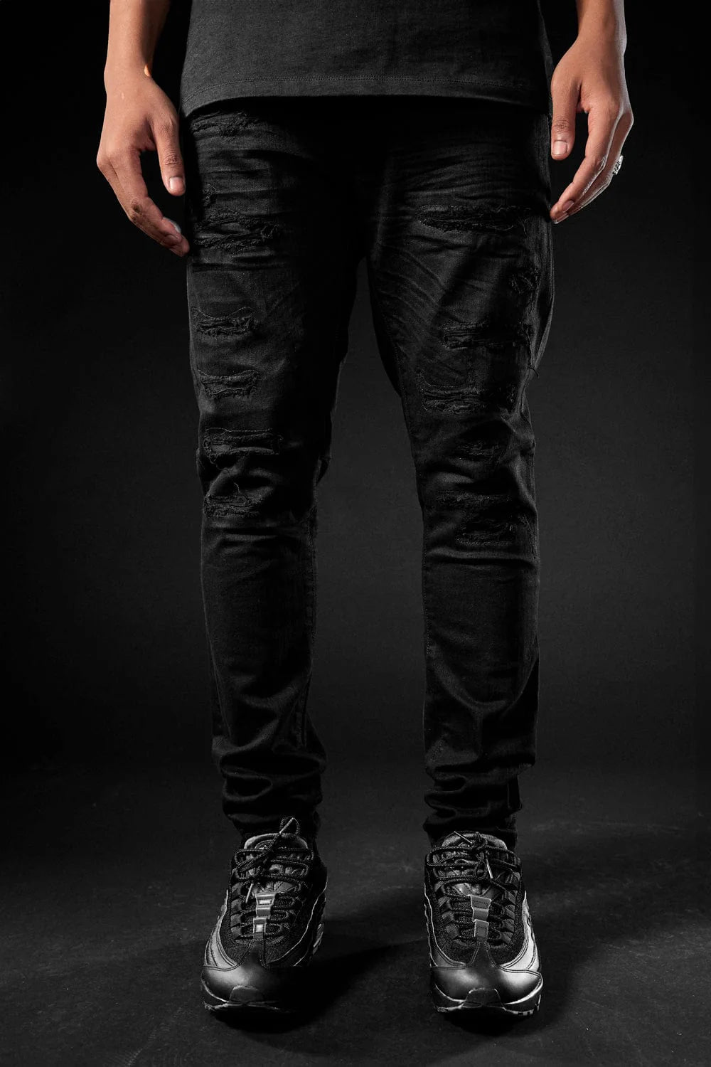 Jordan Craig Tribeca Ross Fit Skinny Fit Jeans (Black)