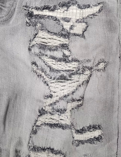 Jordan Craig Sean Fit Frankenstein Denim Jeans Cement Wash