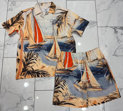 Jordan Craig Wanderlust S/S Party Shirt (Lauderale) U