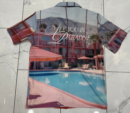Jordan Craig Wanderlust S/S Party Shirt (Flamingo)