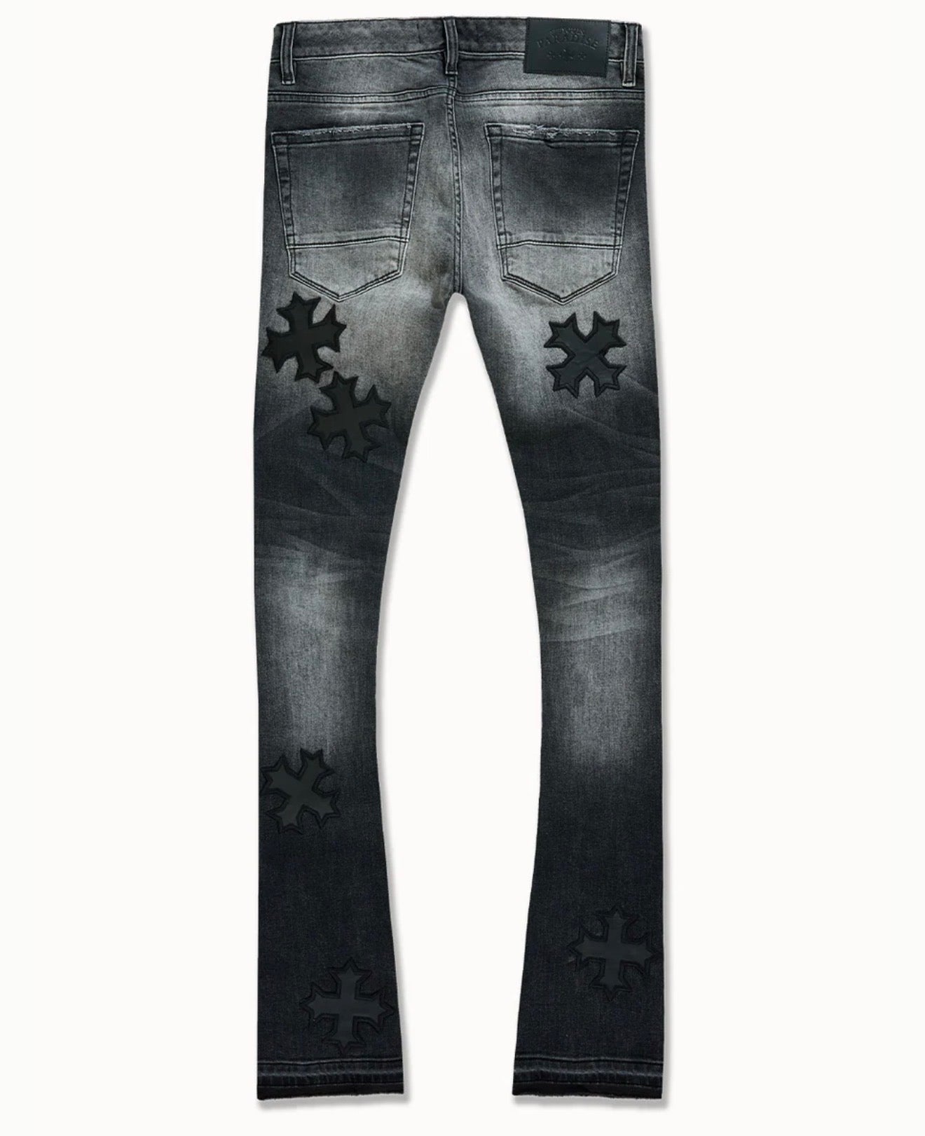 Jordan Craig x See You in Paradise Super Skinny Stacked Eden Jeans (Black Shadow)