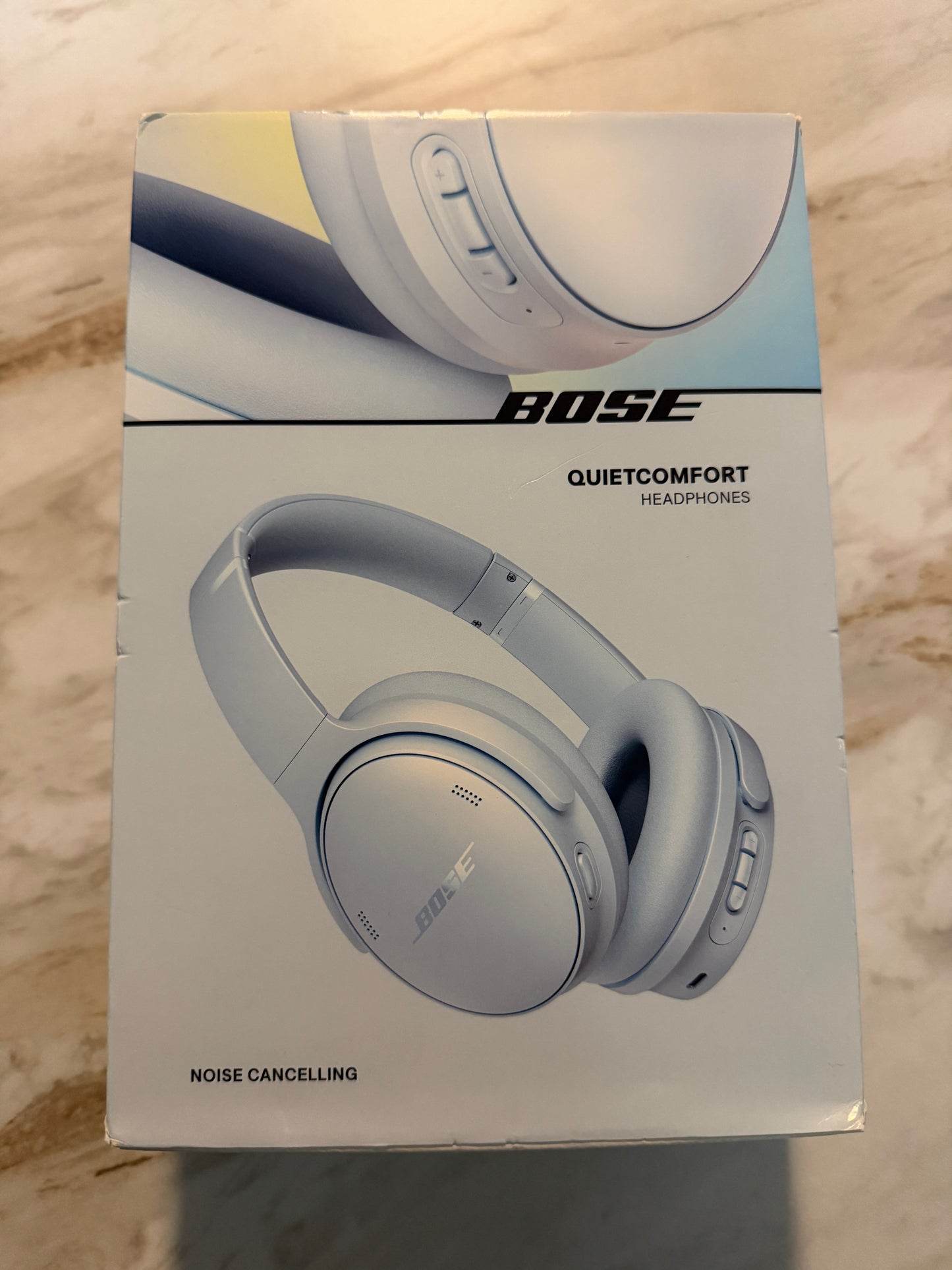 Bose QuietComfort Wireless Noise Cancelling Over-the-Ear Headphones (Ice Blue)