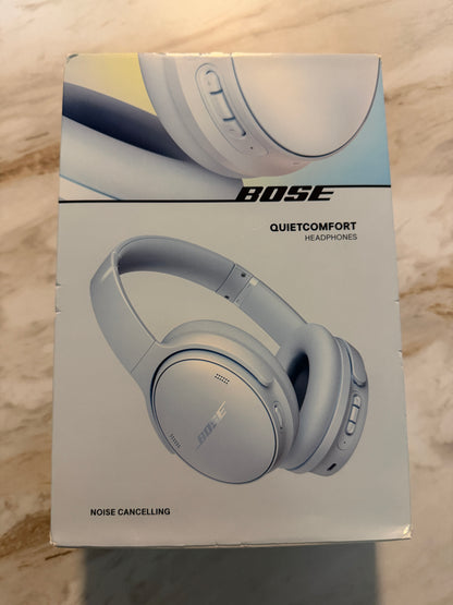 Bose QuietComfort Wireless Noise Cancelling Over-the-Ear Headphones (Ice Blue)