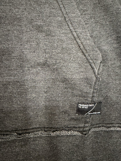 Pradagynyc Grey Full Zip Hood Hoody