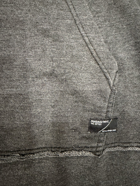 Pradagynyc Grey Full Zip Hood Hoody