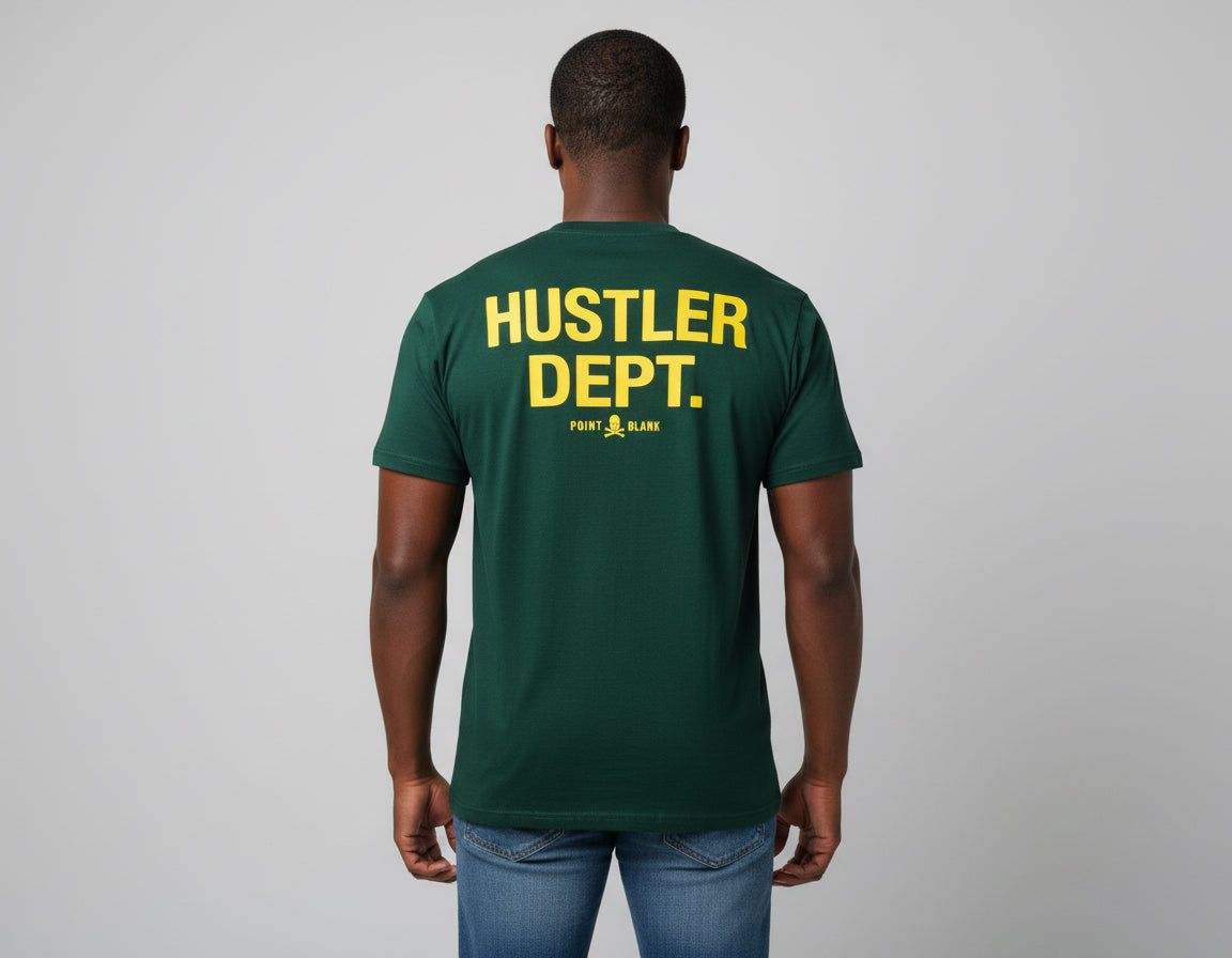 Point Blank Hustler Dept Green T-Shirt