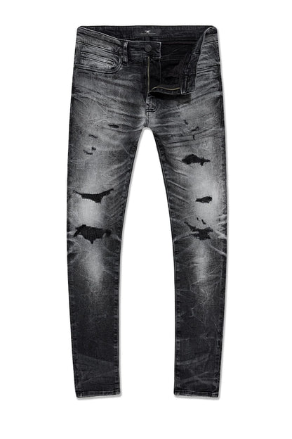 Jordan Craig Alexander Denim Slim Taper Fit Jeans (Black Shadow)