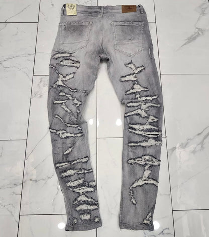 Jordan Craig Sean Fit Frankenstein Denim Jeans Cement Wash U