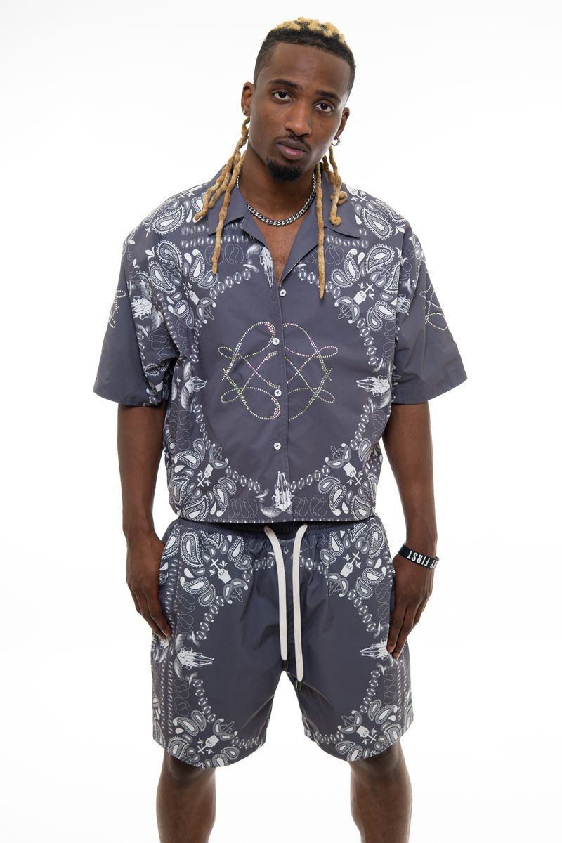 Vie Riche Reversible Paisley Set U