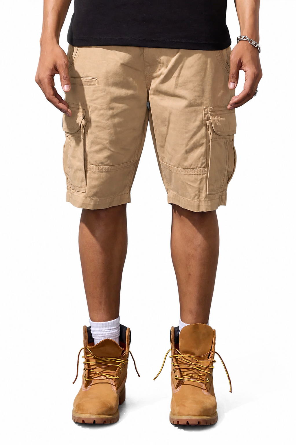 Jordan Craig Xavier Cargo Shorts (Khaki)