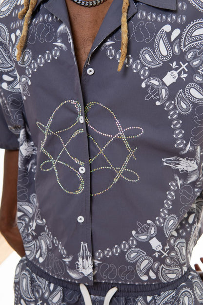 Vie Riche Reversible Paisley Set U