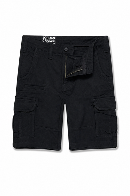 Jordan Craig Xavier Cargo Shorts (Black)