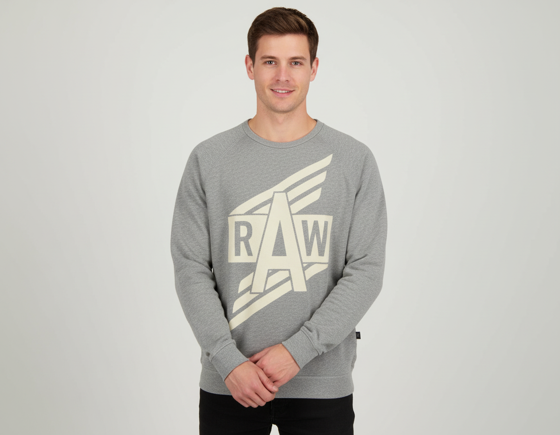 G-Star Raw Graphic Print Crewneck Sweater