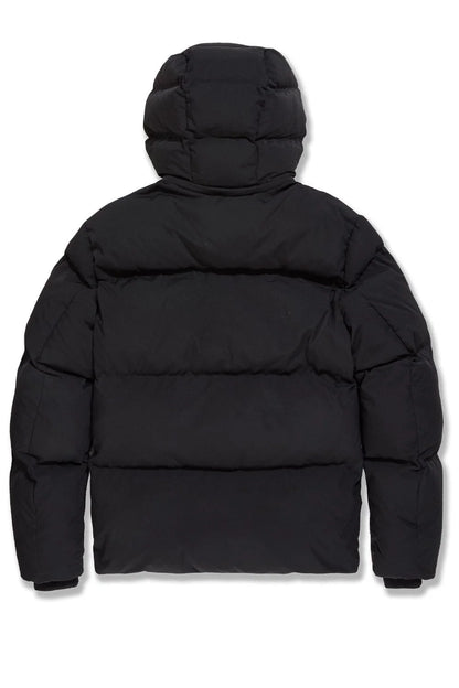 Jordan Craig Jackson Height Black Puffer Jacket with Removable Hood