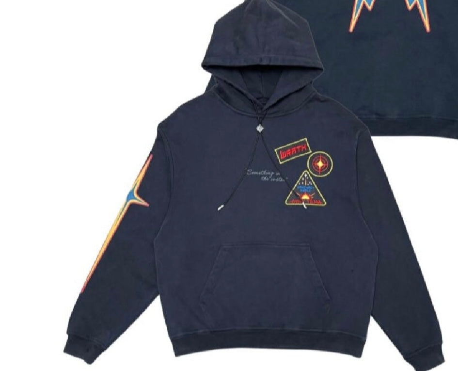 Wrathboy Away Team Heavyweight Hoodie (Black) U