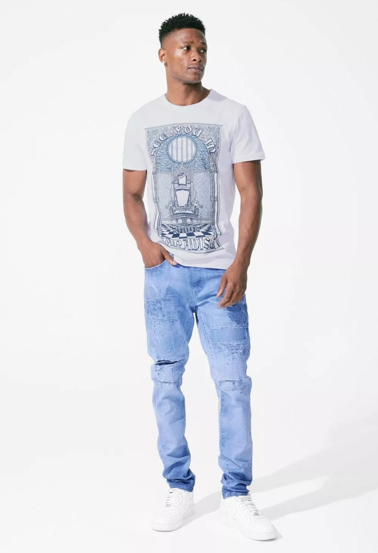 Jordan Craig Sean Fit Slim Tapered Princeton Denim Jeans U