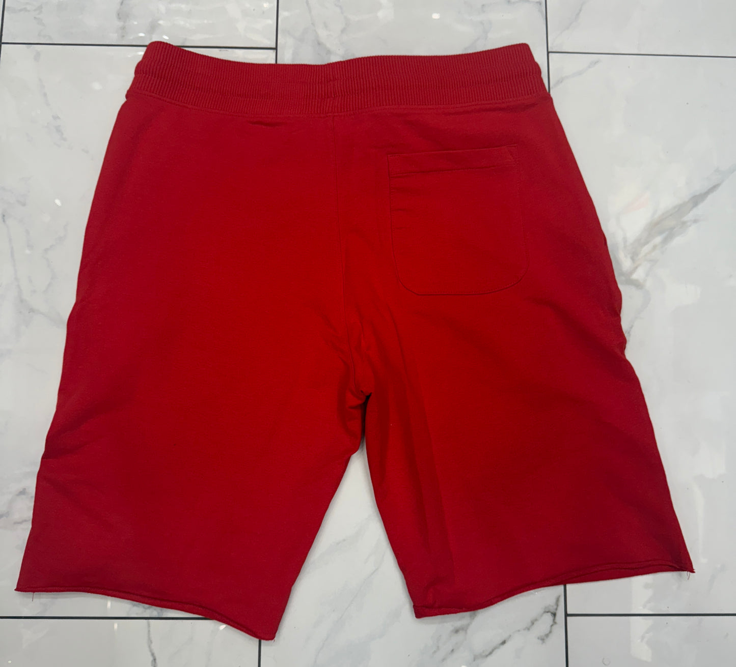 Jordan Craig French Terry Zippered Pocket Shorts (Red) U