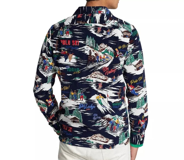 Polo Ralph Lauren Ski Print Classic Fit Corduroy Button Down Shirt