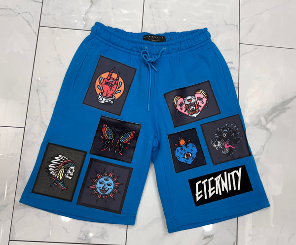 Eternity Heart & Soul Blue Shorts U