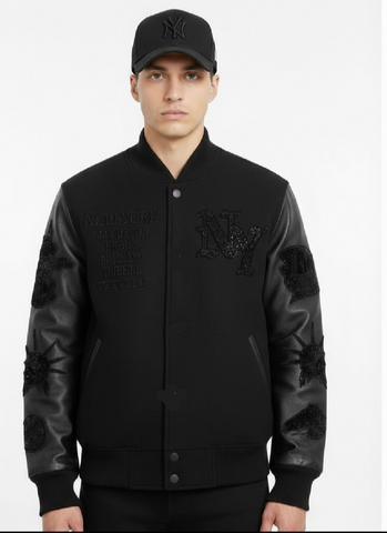 Wedding Cake Rhinestone New York Varsity