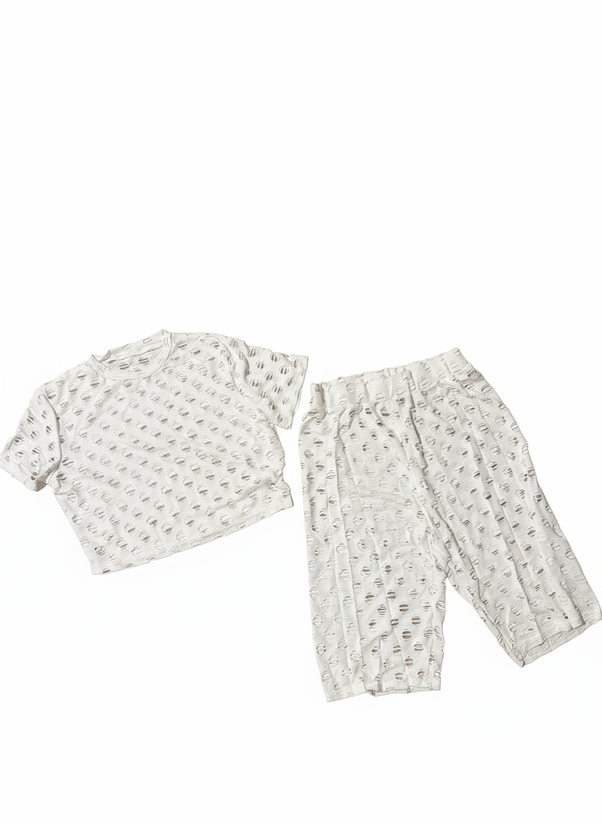 “Holes To Heaven” Sexy Short Set (Read Description) U