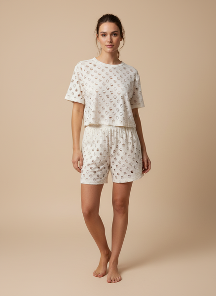 “Holes To Heaven” Sexy Short Set (Read Description) U