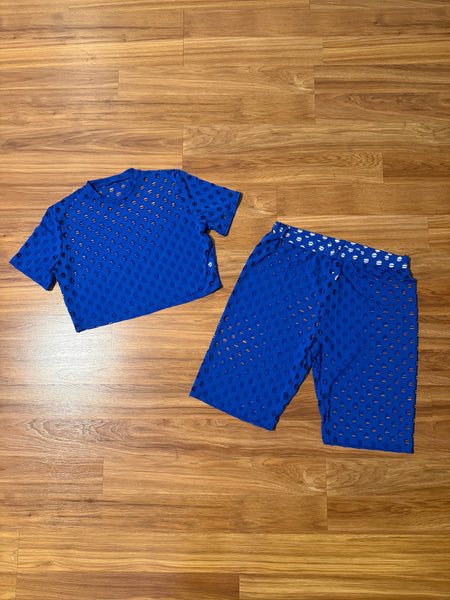 “Holes To Heaven” Sexy Short Set (Read Description) U