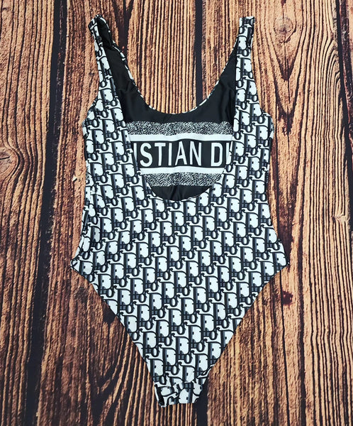 Custom Designer Print Reversible Swimsuit