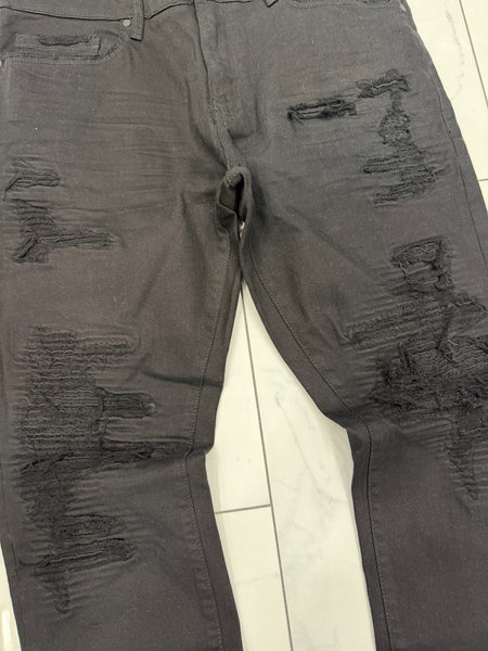 Jordan Craig Ross Fit Skinny Fit Jet Black Paradise Jeans U