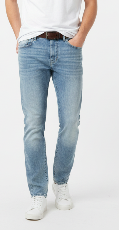 Jordan Craig Collins Straight Leg Sky Blue Jeans U