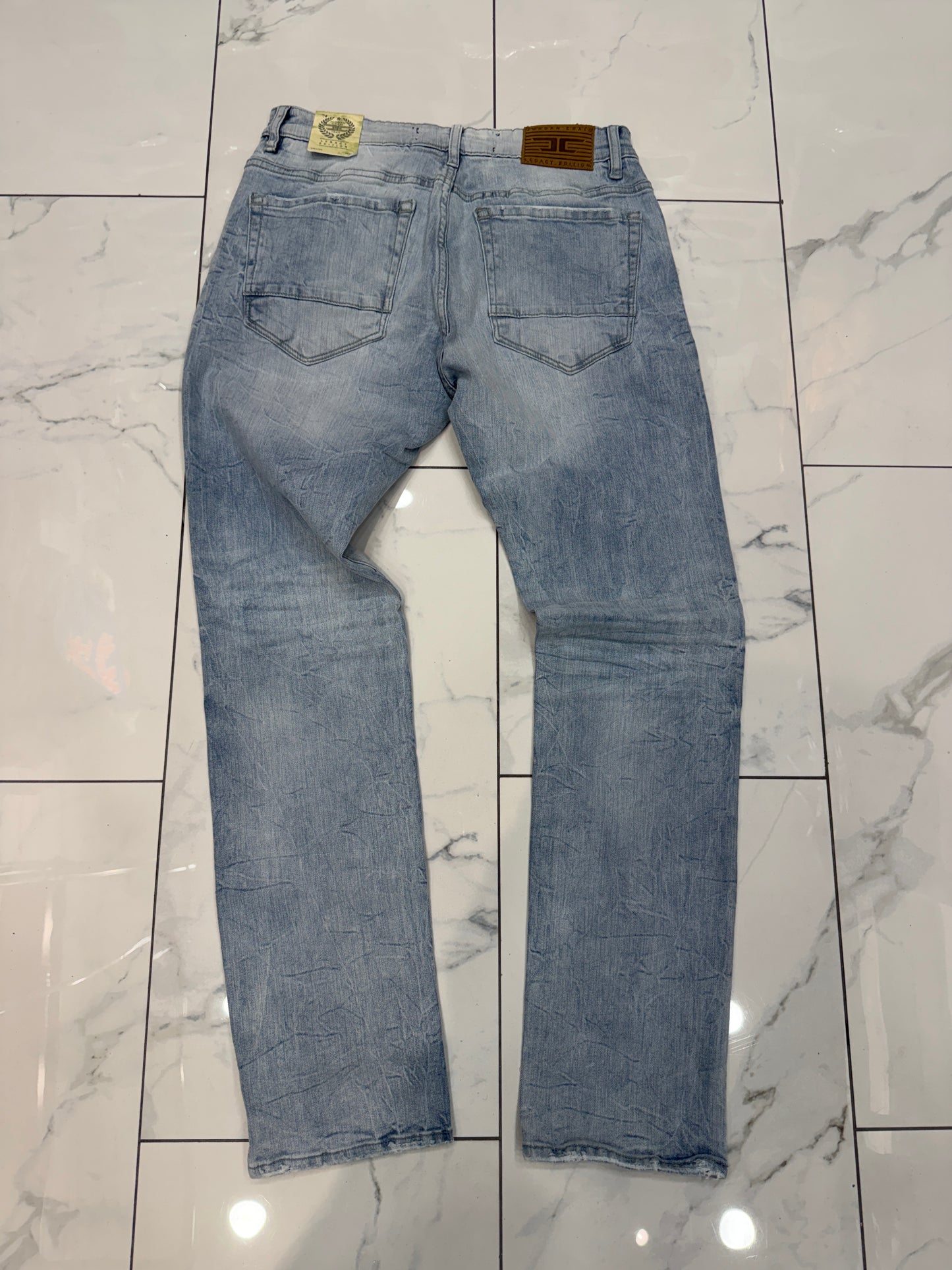 Jordan Craig Collins Straight Leg Sky Blue Jeans U