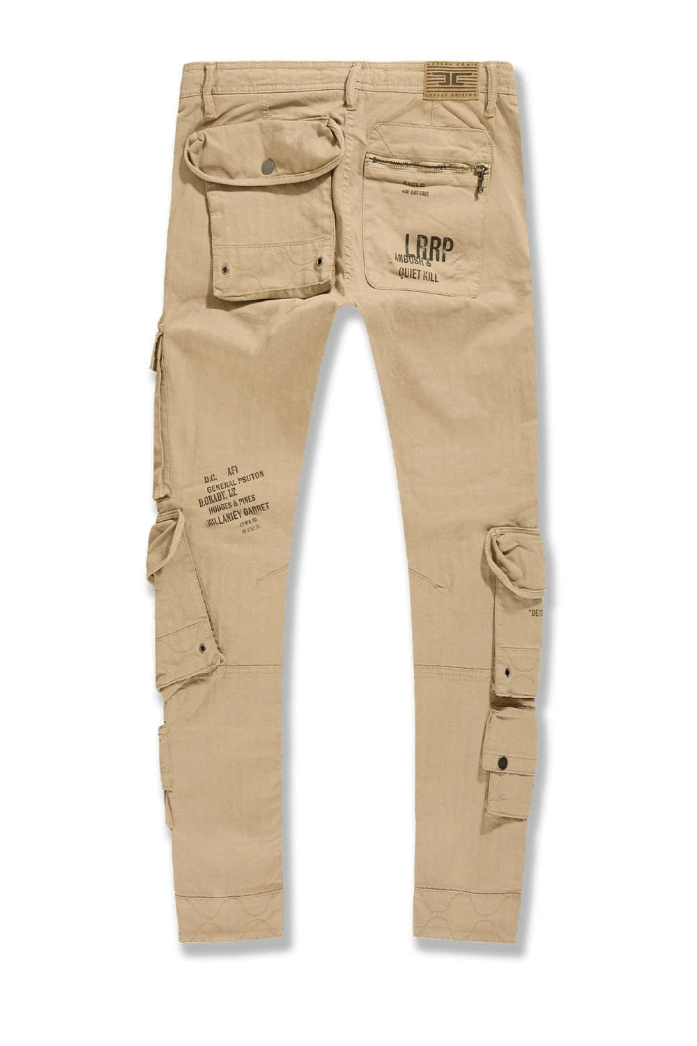 Jordan Craig Defcon Slim Tapered Fit Khaki Cargo Pants